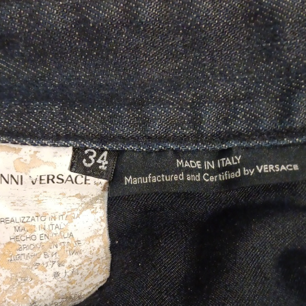 Versace Black Relaxed Jeans EUC - Picture 8 of 9